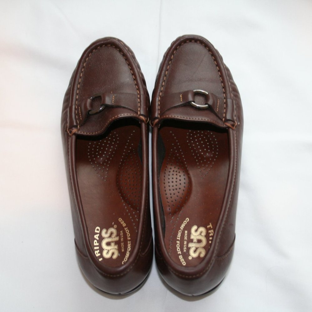 SAS Brown Loafers Size 5.5